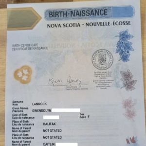 Buy Canadian Birth Certificate