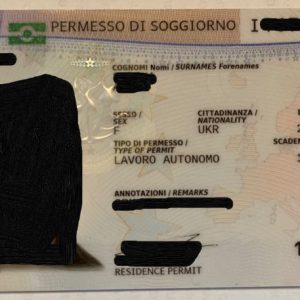 Buy Italian Permanent Residence Card