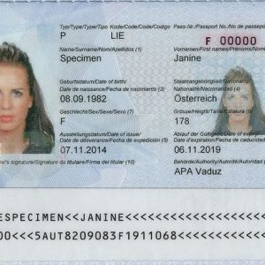 Buy Liechtenstein Passport Online