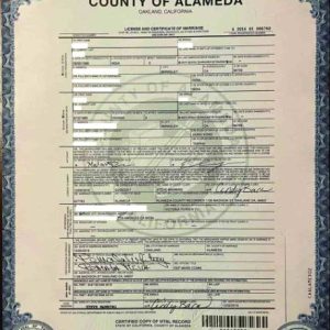 Buy genuine Marriage Certificate 2026