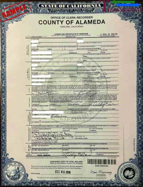 Buy Authentic Marriage Certificate 2025
