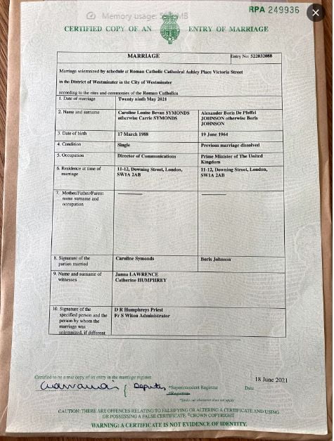 Buy Marriage Certificate Online