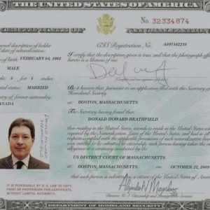 Buy Naturalization Certificate Online