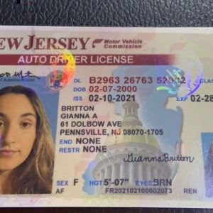 Buy New Jersey Driver’s License and ID Card