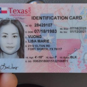 Buy Texas Driver’s License and ID Card