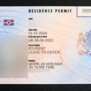 Buy UK Biometric RP card Online