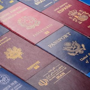 Alternative view of EU Schengen Standard Passport