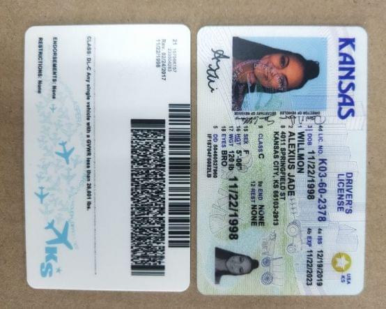 Buy Kansas Driver’s License and ID Card