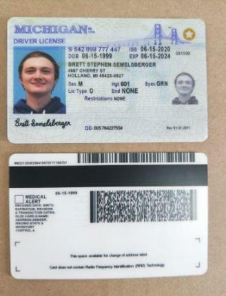Buy Michigan Driver’s License and ID Card