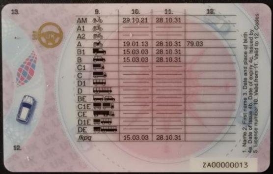 Buy Authentic UK Driver’s License Online 2025 - Image 3